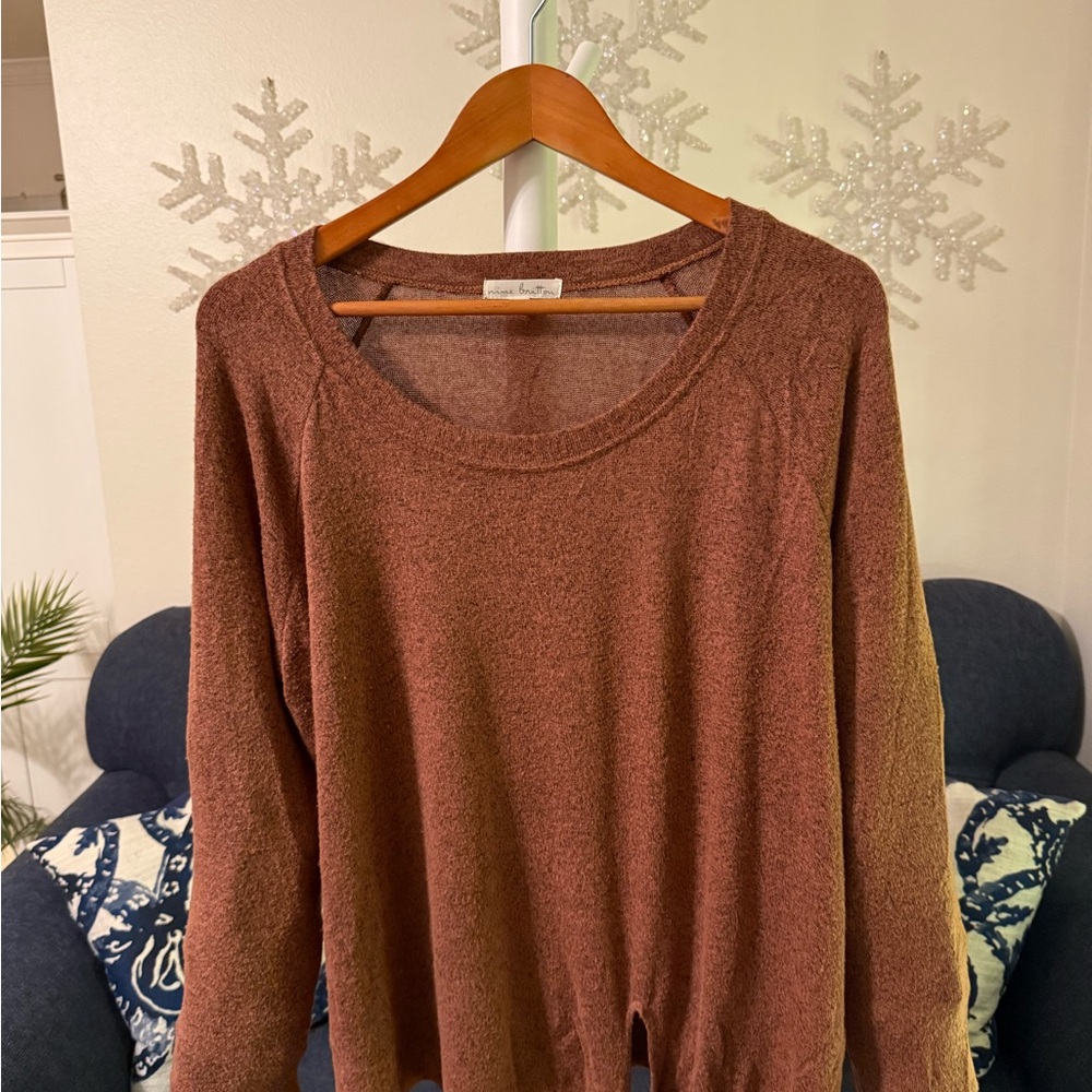Nine Britton Warm Brown Sweater